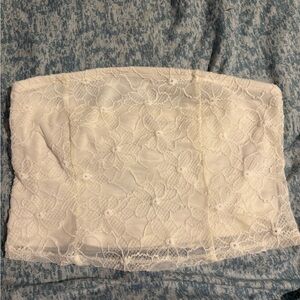 No Boundaries Cream Lace Bandeau